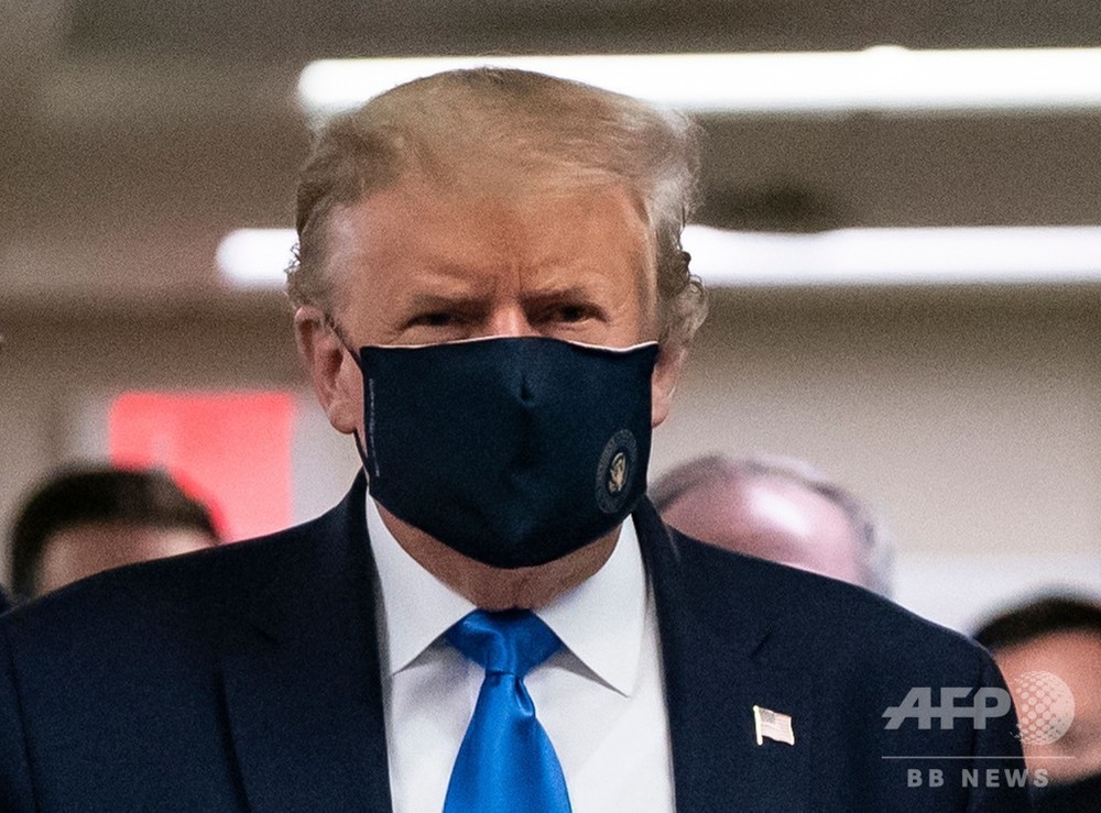 【qアノン】トランプ大統領がマスク、初めて公式の場で着用したワケ